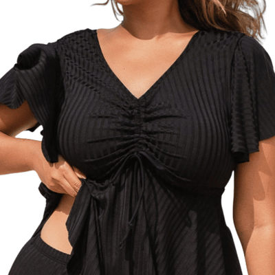 Celine Curve High Waist Period Swim Set