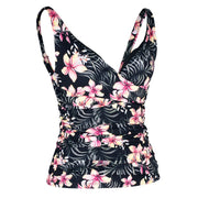 Hibiscus Tankini Top & Bikini Brief Period Swimwear Set