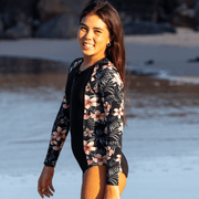 Indie Teen Long Sleeve One Piece Period Swimsuit