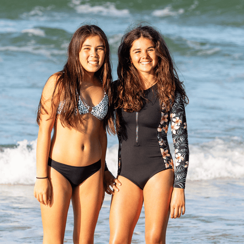 Indie Teen Long Sleeve One Piece Period Swimsuit