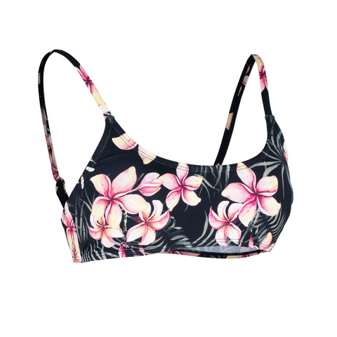 Lokelani Floral Bikini Crop Top