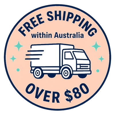 Free shipping over $80 within Australia