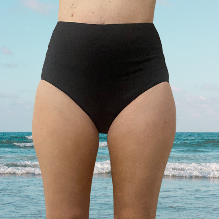 Ladies Twin Pack Azure Bikini & High Waist Period Swim Brief