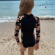 Indie Teen Long Sleeve One Piece Period Swimsuit