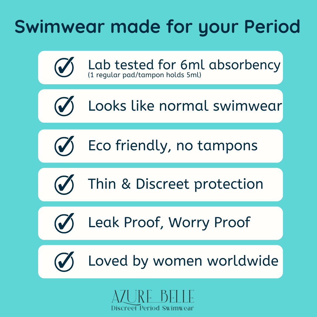 Curve Comfort High Waist Period Swim Brief