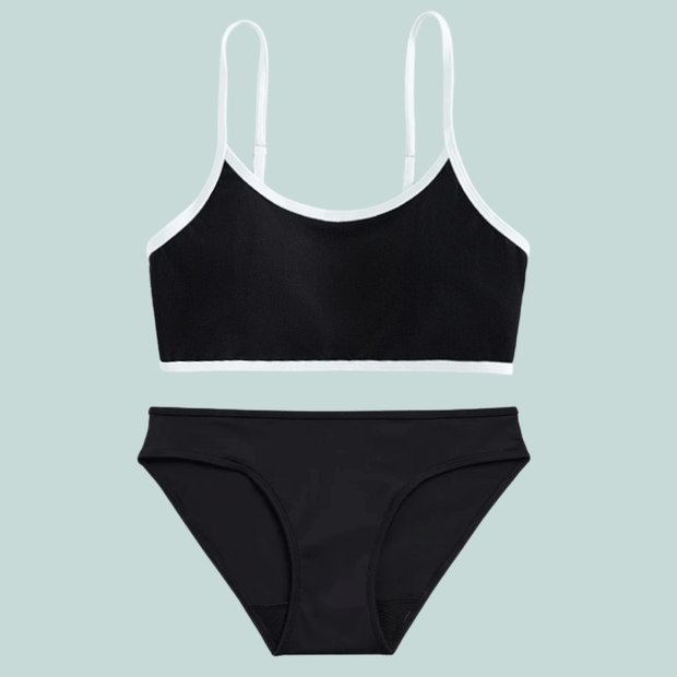 Lily Teen Bikini Top & Brief Set Period Swimwear