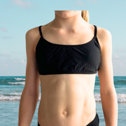 Wave Rider Teen Crop Top & Period Swim Short Set