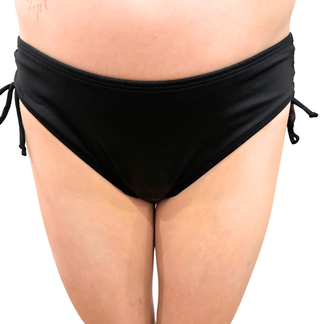 Azure Teen Side Tie Period Swim Brief