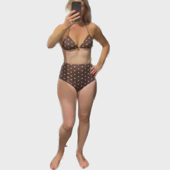 Coco Blush Ladies High Waist Period Swim Bikini
