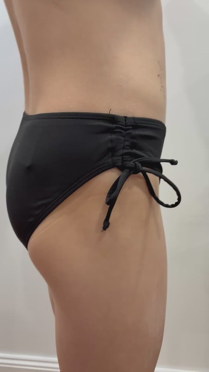 Azure Teen Side Tie Period Swim Brief