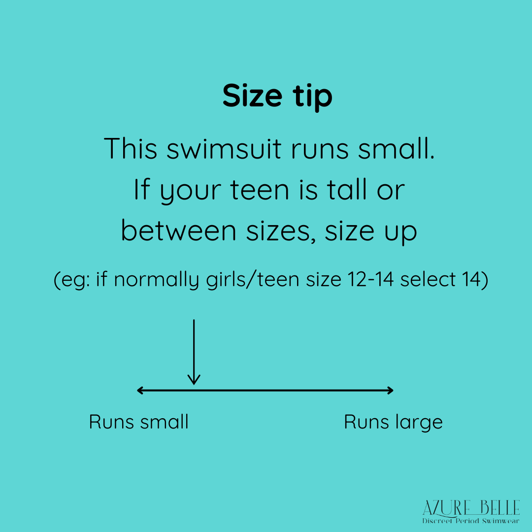 Allamanda Teen One Piece Period Swimsuit