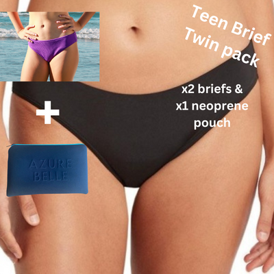Teen Bikini Brief Twin Set