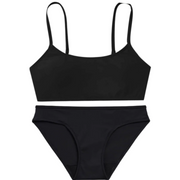 Wave Rider Teen Crop Top Period Swim Bikini Set