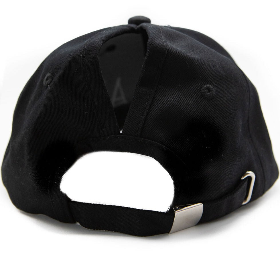 Azure cap with ponytail hole